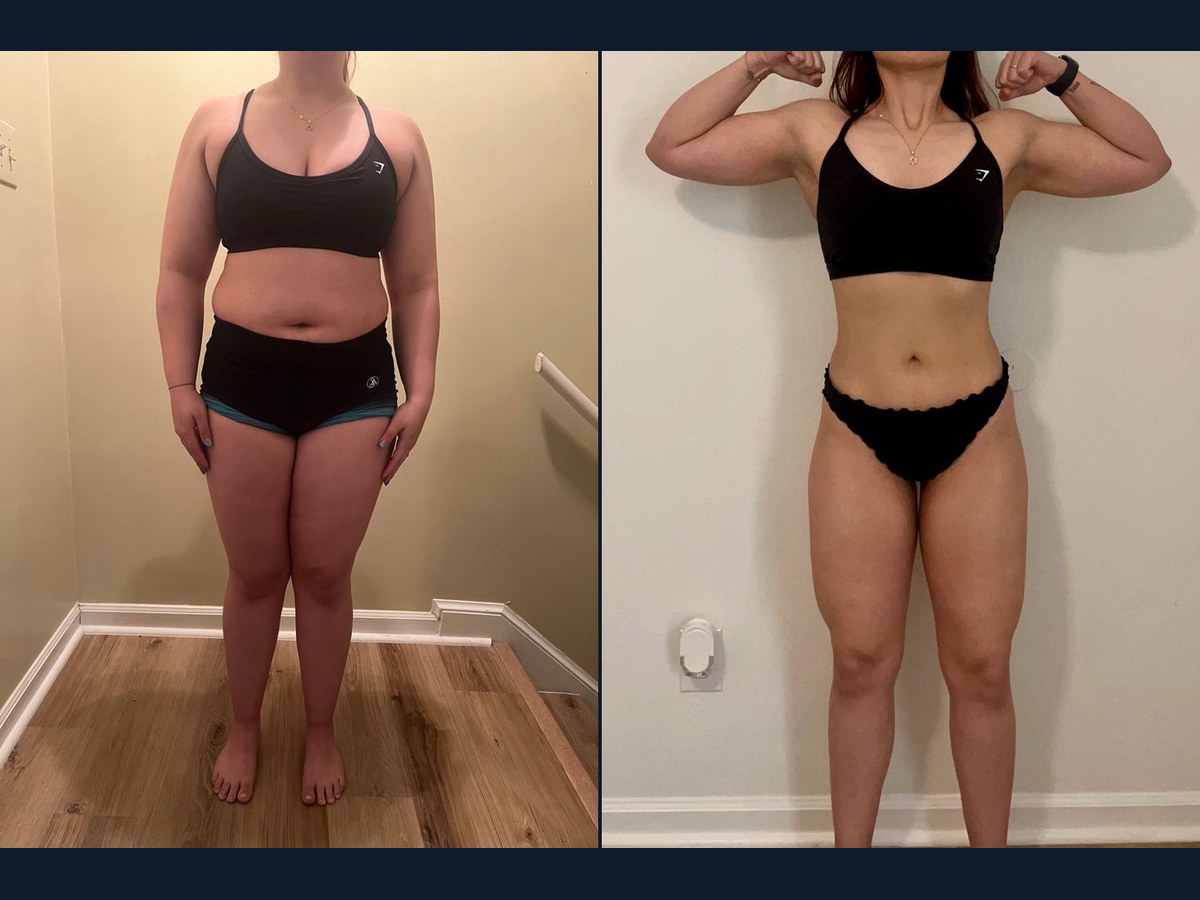 RTN Coaching client body recomposition results